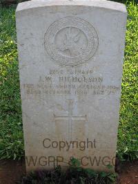 Dar Es Salaam War Cemetery - Nicholson, Joseph William